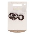 Solida Mini Rubber Bands Brown 6pcs.