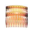 Solida Insert comb Brown Havanna 2pcs.