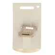 Solida Clips Goud met Strass Steentjes 2st.