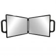 Miroir Anthracite double face avec poignées
