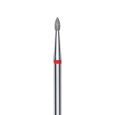 Staleks Pro Diamantfrees Bitje Pointed Bud Rood Fijn 1.8mm/4mm