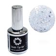 Urban Nails Glitter Matte Top Gel 01 Silver 15ml
