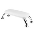 VoorNails Manicure Handsteun Kussen met Standaard PU Leer Wit