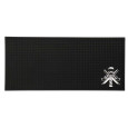 Barber Mat Rubber Zwart 45x20cm