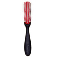 Denman Borstel D143 Rood-Wit 5 Rijen