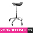 Kappersfiets Pony Saddle Met Skeelerwieltjes Voordeelpakket