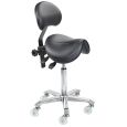 Ergonomische Kappersfiets Jumper met Lendesteun Zwart