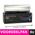 Folie Aluminium Zilver 20cm x 100m 15MU Extra Breed Voordeelpakket