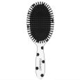 Framar Polish Brush Black Polka Dots on White