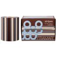 Framar Blue Chocolate Stripes Embossed Folie Rol 320FT