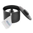 Barbertop Halskraag Houder Box Zwart
