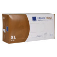 Gants en vinyle non poudrés Taille extra large 100 pièces