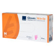 Abena Poedervrije Nitrile Handschoenen Maat Medium 100 stuks Roze