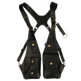 Barber Schouderholster PU Leer Zwart