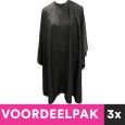 3 Stuks Kaplaken Zwart met Tekst Set Voordeelpakket