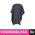 3 stuks Kaplaken Zwart 145x155cm Voordeelpakket