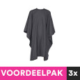 3 stuks Kaplaken Zwart 135x150cm Voordeelpakket