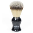 Omega Scheerkwast Hi-Brush Synthetisch Haar Met Dassenhaareffect Carbon Fiber Handvat 11cm