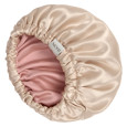 MOHI Satin Bonnet Pink & Champagne