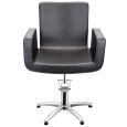 Sibel Fauteuil de coiffure Attractio noir avec base à 5 branches
