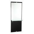 Coiffeuse Sibel en bois d'ébène avec grand miroir