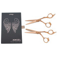 E-Kwip Kappersschaar Set Angel Rose Gold 5.5 + Effileer 5.5