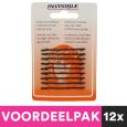12 pièces Invisible Sliders Newey Card Brown Short Advantage Pack