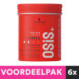 6 stuks Schwarzkopf Osis+ Thrill Elastic Fibre Gum 100ml Voordeelpakket