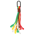 Bag Charm Zwart Gekleurd
