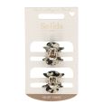 Solida Clips Gevlekt Zwart 2st.