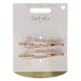 Solida Schuifspeldjes Goud Druppel Met Strass 2st.