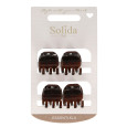 Solida Klemmetjes Bruin Groot 4st.