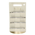 Solida Schuifspeld Strass Zilver 4st.