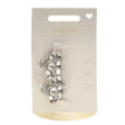 Solida Klemmetjes Strass Zilver 2st.