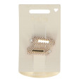 Solida Clips Goud met Strass Steentjes 2st.