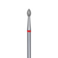 Staleks Pro Diamantfrees Bitje Pointed Bud Rood Fijn 2.5mm/4.5mm