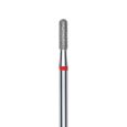 Staleks Pro Diamantfrees Bitje Rounded Cylinder Rood Fijn 2.3mm/8mm