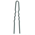 Steekspeld Gegolfd 20st. Zwart 50mm