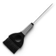 Verfkwast Zwart Breed met Pin