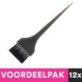12 Stuks Verfkwast Zwart Groot 50mm Voordeelpakket