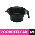6 Stuks Verfbakje met Handvat Zwart Voordeelpakket