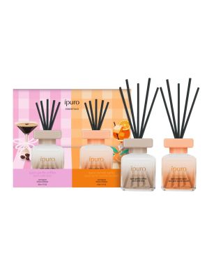 Ipuro Geurdiffuserset Gentle Coffee & Sunset Spritz 2x50ml