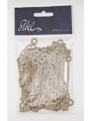 Sibel Wikkel Elastiekjes 50st. Rond/Lang