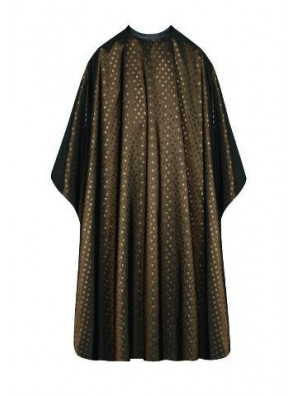 Drap de coiffure Sibel Dots Gold 148x130cm