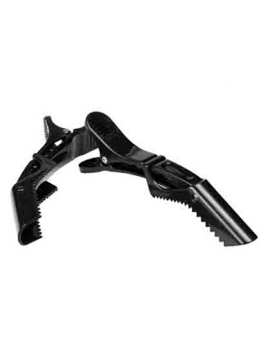 Klem Haaienbek Fijne tand 4st. Zwart