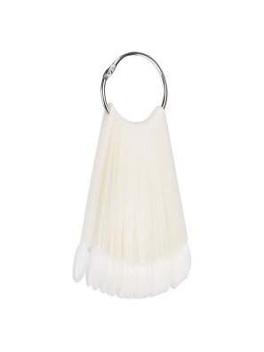 VoorNails Nagel Sjablonen Waaier Ivoor 50st.