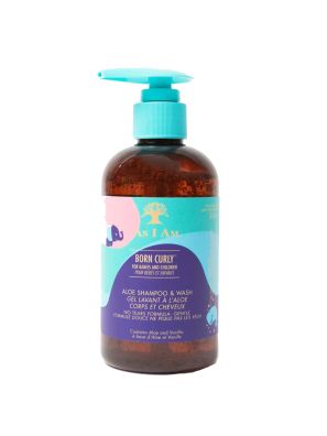 As I Am Born Curly Kids Aloë Shampoo & Wash 240ml