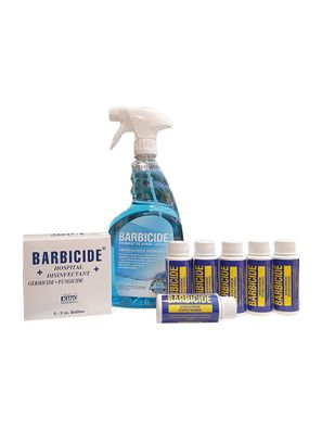 Barbicide Desinfectie Bullets 6x60ml + Spray