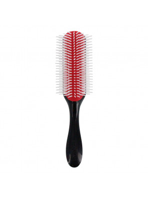 Denman Borstel D4 Rood-Wit 9 rijen