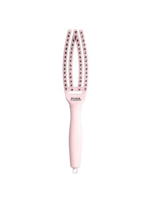 Olivia Garden Borstel Fingerbrush Combo Small Pastel Pink